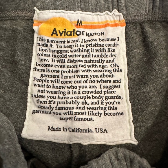 Aviator Nation women’s sweatpants. Like new! Matching top also listed! - Picture 2 of 5